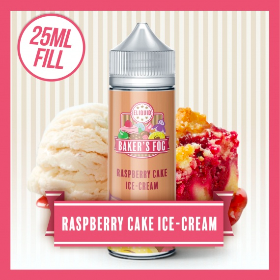 Raspberry Cake Ice Cream